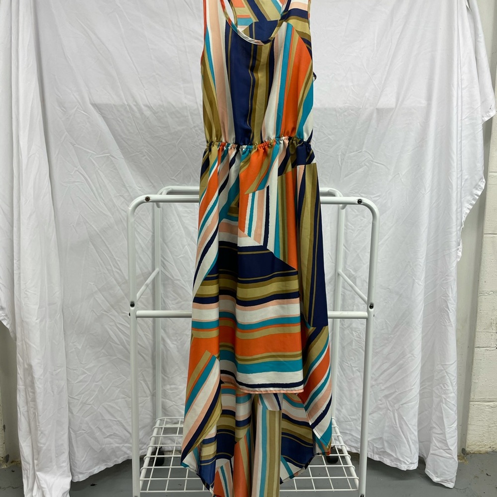 Beautiful beach racer back asymmetric dress
